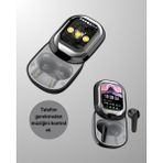 Esplendor Akıllı Ekranlı Bluetooth 5.4 Kablosuz Kulaklık – Dokunmatik ve Şarj Kutulu - URN3510-5828 - Çok Renkli