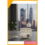 Esplendor Handsfree Kablosuz Bluetooth Kulaklık Kristal Net Ses 2 Kurdele Küpe Hediyeli - Standart
