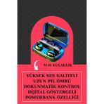 Esplendor Ikili Set Akıllı Saat ve Bluetooth Kulaklık Kablosuz Uzun Pil Ömrü Spor Modlar - URN9154-3852 - Çok Renkli