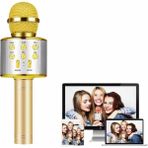 Esplendor Karaoke Mikrofon Bluetooth Bağlantılı Aux Girişli Uzun Pil Ömrü Yüksek Ses Ka - URN5141-5267 - Çok Renkli
