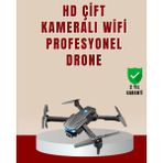 Esplendor Katlanabilir 4K Kamera Drone Uzaktan Kumandalı Profesyonel Drone - URN6453-7360 - Çok Renkli