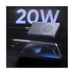 Esplendor MC-4651 10000MAH 20W Metal Ultra Ince Manyetik Kablosuz Powerbank - Siyah - Option-1
