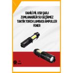 Esplendor Mini Boy LED El Feneri - 2000 Lümen, Su Geçirmez Tasarım - Standart - 0 - Siyah