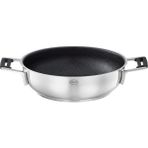 Esplendor Sılence Pro Servis Tavası, Çizilmeye Karşı Dayanıklı Birinci Sınıf Yapışmaz Kaplamalı Tava, Proresist, Silikon Kulplar, 24 Cm, Paslanmaz Çelik 18/10, Indüksiyonlu Ocaklara Uygun, Bulaşık - Option-1 - --