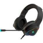 Esports Gaming Kulaklık 3D Ses Gürültü Engelleyici Mikrofon Rgb 50MM Sürücü 2.1m Kablo - Siyah