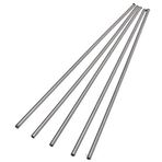 EsportsMJJ 4 mm x 3 mm 304 Paslanmaz Çelik Kılcal Boru Uzunluğu 250 mm Paslanmaz Boru (5 adet)