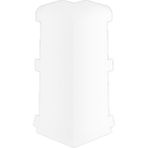 Esquero VOX Esquero PVC Süpürgelik Beyaz - ESQ601 Dış Köşe Aksesuarı (1 Paket - 2 Adet)