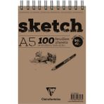 Esquısse Blanc A5 90 gr 100 Yaprak Kısa Kenarı Spiralli Defter