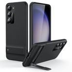 ESR Boost ayaklı kılıf, Samsung Galaxy S23 için, 3 stant modu, askeri norm düşme koruması, kablosuz şarjı destekler, patentli stantlı ince cep telefonu kılıfı, siyah