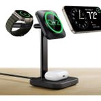 Esr Halolock Qi2 3 In 1 Iphone + Airpods + Apple Watch Magsafe Şarj Standı Siyah ( Apple Mfm Lisans ) + ( 20W Şarj Adaptör ile Gelir )