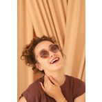 Esrada 2018 05M 52-118-140 Açık Kahverengi Kahve Cam Unisex Güneş Gözlüğü