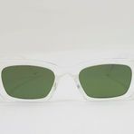ESRADA GEOMETRİK ŞEFFAF ÇERÇEVE YEŞİL CAM UNISEX GÜNEŞ GÖZLÜĞÜ 2016 01 52-19-135