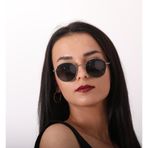 ESRADA GÜMÜŞ YUVARLAK KADIN GÜNEŞ GÖZLÜĞÜ 4003 08