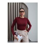 ESRAHELVACI Sıfır Yaka Transparan Body