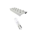 Esranın Dünyası 10 Adet 12V T5 1.2W Mini Dipsiz Standart Renk Ampul