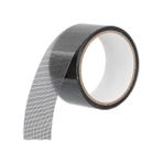 Esranın Dünyası 48 mm x 2 Metre Yapışkanlı Sineklik Tülü Tamir Bandı Yırtık Kopmuş Delik Fiber Tül Yapıştırma Gri