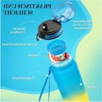 Esranın Dünyası 500 ml Softtouch Tritan Su Matarası - Çift Renkli