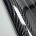 Esranın Dünyası 5d Ultra Parlak Dayanıklı Kendinden Yapışkanlı Üst Kısmı Koruma Jelatinli Hava Kanallı Siyah Karbon Fiber Folyo (30CM x 1 Metre)