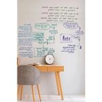 Esranın Dünyası 60 cm x 3 Metre Elektrostatik Duvar Koruyucu Yazı Tahtası - 41 Delft Blue