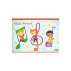 Esranın Dünyası A5 Müzik Defteri 30 Yaprak – Okul ve Kurs Için Porteli Notalı Defter – Çocuk ve Öğrenciler Için Eğlenceli Kapak Tasarımlı Müzik Not Defteri (1) - 41 Delft Blue