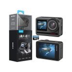 Esranın Dünyası Akaso Brave 8 Aksiyon Kamerası, 4K60 Fps 48 Mp Wifi Su Altı Kamerası, Supersmooth Sabitleme, Dokunmatik Ekran, 150° Geniş Açı, 60 M Su Geçirmez Kamera, 8 x Zoom, 16 x Slo-Mo, 2 x 1550 Mah Pil