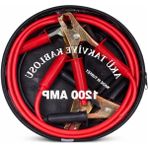 Esranın Dünyası Akü Takviye KABLOSU,1200 Amper, 2,3 Metre Uzunluk, Profesyonel Heavy Duty, Güçlü Timsah Kıskaçlı, Bakır Iletken, Made In Turkey