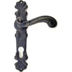 Esranın Dünyası Antika Tarz Dekoratif Pirinç Okyanus Banyo Kapı Kolu - 230X46 Mm, Oksit