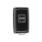 Esranın Dünyası Autohan Keys Lüx Renault Anahtar Kılıfı, Clio E-Tech, Austral, Megane 4, Talisman, Clio 5 Uyumlu, Siyah-Gümüş