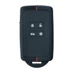 Esranın Dünyası Autohan Keys Renault Austral, Megane 4, Talisman, Clio 5 Için Petek Desenli Silikon Anahtar Koruma Kılıfı, Siyah-Kırmızı