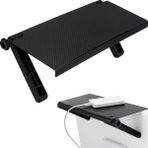 Esranın Dünyası Ayarlanabilir Tv Üstü Raf – Modern Karbon Desenli Organizer