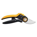 Esranın Dünyası Bahçe Makası Plus, Powerlever, P721, Taze Dallar ve Çalılar Için, Yapışmaz Kaplama, Paslanmaz Çelik Bıçaklar, Uzunluk: 21 Cm, Siyah/turuncu, 1057170