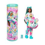 Esranın Dünyası Barbie Cutie Reveal Sevimli Ayıcıklar Bebek ve Aksesuarları, Mutlu Ayıcık, Renk Değişimi ve Mini Ayıcık Dahil 10 Sürpriz Içeren 2. Seri, JFV62
