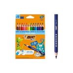 Esranın Dünyası Bıc Kids Evolution Üçgen Jumbo Kuru Boya Kalemi, 12'li Kutu, 2 Yaş ve Üzeri Çocuklar Için Ideal, Kıymık Oluşturmaz, Çiğnemeye Karşı Dayanıklı - 41 Delft Blue