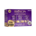 Esranın Dünyası Bioxcin Collagen & Biotin Hacim Şampuanı | 3 x 300 ml | Ince Telli ve Hacimsiz Saçlar Için | Hidrolize Kolajen + Biotin + Biocomplex B11