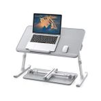 Esranın Dünyası Bix AL30 Ayarlanabilir Laptop Standı Ergonomik Tasarım 17 Inç Uyumlu Taşınabilir Masa Gri