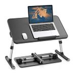 Esranın Dünyası Bix AL30 Ayarlanabilir Laptop Standı Ergonomik Tasarım 17 Inç Uyumlu Taşınabilir Masa Siyah