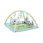 Esranın Dünyası Bright Starts Grip And Kick Oball Aktivite Spor Salonu, Futbol Teması, 4 Oyun Modu, Yüzüstü Pozisyon Minderi, Işık ve 30+ Melodi, Çıkarılabilir Oyun Kemeri, Yıkanabilir Mat, Unisex, Yenidoğan