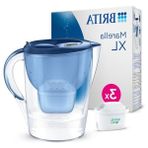Esranın Dünyası Brıta Marella Xl 3x Maxtra Pro All-In-1 Filtreli Su Arıtma Sürahisi Mavi (3.5 Lt)