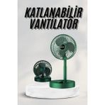Esranın Dünyası Buğz Katlanabilir Teleskopik Şarjlı Fan Masaüstü Soğutucu Vantilatör