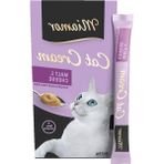 Esranın Dünyası - Cat Snack (Cream) | Yetişkin Kedileri Şımartmak Için Atıştırmalık. Şekersiz ve Yapay Katkı Maddesi Içermeyen Porsiyon Torbasında Tamamlayıcı Mama | 11 x 6 x 15 G Malt-Cream & Peynir