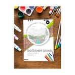 Esranın Dünyası Doğanın Dansı Yetişkin Boyama Kitabı, Manzara Mandala Boyama Kitabı, Doğa Temalı Boyama Defter, Yetişkinler Için Boyama Seti, Yetişkinler Için Boyama Kitabı - 41 Delft Blue