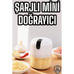 Esranın Dünyası El Rondosu Mini Şarjlı Doğrayıcı Taşınabilir 250 ml