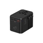 Esranın Dünyası Evrensel Seyahat Priz Dönüştürücü Adaptör - 45W, 2x USB ve 3x Type-C Girişi