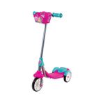 Esranın Dünyası Furkan Toys 3 Tekerlekli Çocuk Scooter Frenli Sepetli Kız Modeli Pembe