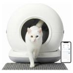Esranın Dünyası Haustier CB001 Akıllı Otomatik Kedi Tuvaleti, App ile Uzaktan Kontrol, 75LT Hazne, 7lt Çöp Haznesi, Ağırlık Sensörlü, 45 Adet Çöp Torbası + Elekli Kum Paspası Hediyeli (Gri)
