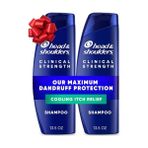 Esranın Dünyası Head & Shoulders Klinik Mukavemet Kepek Şampuanı, Selenyum Sülfür Kepek Savunması, Yoğun Kaşıntı Giderici, Soğutma Mentolü, 13.5 Fl Oz Her Biri, 2'li Paket
