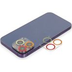 Esranın Dünyası Iphone 13 Pro Max Renkli Kamera Lens Koruma Cam - Tcu-Kırmızı