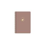 Esranın Dünyası Keskin 17 * 24 Spiralli Akademik Ajanda - Mocha - 41 Delft Blue