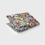 Esranın Dünyası Laptop ve Notebook Için Kaplama Sticker - Sticker Bomb Deseni - 41 Delft Blue