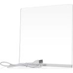 Esranın Dünyası LED Işıklı Akrilik Yazı Tahtası – 20X20 cm Şeffaf Masaüstü Not Panosu, USB Bağlantılı, 7 Renkli Kalem ve Stand Dahil, Çocuklar Için Eğlenceli Yazı Tahtası, Masa Dekoratif Ledli Işık Panosu (20X30 Cm) - 41 Delft Blue